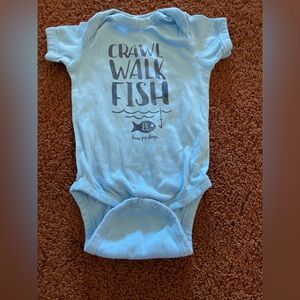 ‼️Mix and Match 3 items for $5‼️ Baby boy 12 months bass pro shops onesie